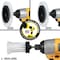 Drill Brush Power Scrubber By Useful Products 5 in W 5 in L Brush, White W-EES-1L-QC-DB - alternate 5